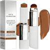 Generico Fondotinta Auto Adattivo - Fondotinta Coreano Auto Adattivo in Stick, 2-in-1 Con Acido Laluronico e Collagene, Copertura Naturale, Anti-Imperfezioni, Waterproof