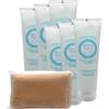 Generico Crema Corpo Idratante Nutriente Perlier Muschio Bianco d'Oriente 250ml (6 Unità) + Pochette (Colori Assortiti)