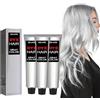 Transplant Tintura per capelli naturali argento grigio crema per capelli grigio, tinta