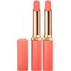 L'Oreal Paris L'Oréal Paris Color Riche Colors of Worth Rossetto Volumizzante Idratante con Acido Ialuronico e Olio di Argan Effetto Matte Lunga Tenuta 16H Colore 500 Le Beige Freedom - 2 Cosmetici