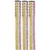 HAJHI Glitter Hair Tinsel Carnevale Clip BB 12 Pezzi Fata Ciocche Colorate Per Capelli Senza Cuciture Fili Metallici Per Riflessi Hair Extensions Per Bar Compleanni(Gold silver powder)