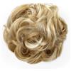 jianguohairsss 1 nodo per capelli disordinato, elastico per capelli, capelli ricci, ondulati, capelli sintetici chignon per donne (beach blonde mixed bleach biondo)