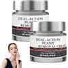Generico Crema riparatrice per la pelle al riso nero, crema riparatrice multi-effetto al riso nero, rassodante e antirughe, rassodante avanzato per tutti i tipi di pelle (2pcs)