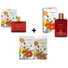 L'Erbolario PAPAVERO SOAVE Profumo 50ml + Bagnoschiuma 250ml + Sacchetto profumato per Cassetti