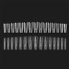 Generico 240 Pieces Sandwich Duals Form | Nail System Duals Nail Form | Translucent False Nails | Long False Nails | Gel Nail Tips for Women, Friends, Home, Salon and Daily Use