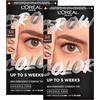 L'Oreal Paris L'Oréal Paris Brow Color Kit Tinta Sopracciglia Semipermanente Senza Ammoniaca Colorazione Fino a 5 Settimane Risultato Naturale Colore 5.0 Brunette - Set da 2