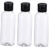 DEARMAMY Flaconi Ricaricabili per Cosmetici e Lozione 30 Pezzi 80ml Bottiglie da Viaggio Trasparenti Tappo Flip per Shampoo e Contenitori per Articoli da Toeletta Uso Pratico in Viaggio