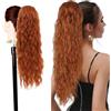 Ser Mulher - Extension Maiane Coda Di Cavallo - Capelli Mossi 70cm in TermoFibra con Coulisse (350 Ginger Red)