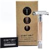 Parker Safety Razor Parker, 74R Rose Gold - Rasoio di Sicurezza da Uomo Pesante a Farfalla Doppio Bordo con Manico Lungo, 5 Lame di Rasoio Parker Premium Platinum a Doppio Bordo Incluse