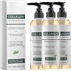BAInuai Collagen Lifting Body Oil, Olio per il Corpo Lifting al Collagene, Olio Nutriente per Pelli Mature, Oli illuminanti, idratante Rassodante non Grassa da 100 ml, per collo, Petto, Braccia, Gambe (3PC)