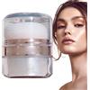 Generico Evidenziatore in polvere, evidenziatore in polvere, Polvere di pattini in faccia a finitura lucida, Blush di trucco per glitter brillante di contouring brillante per viso e corpo