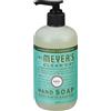 Mrs Meyer Mrs. Meyer's Clean Day - Sapone liquido per le mani, basilico, 354 g