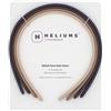 Heliums Cerchietti sottili da donna, 8 mm, eleganti fasce per capelli per ragazze, 4 pezzi, colori neutri (marrone scuro, castano medio, biondo scuro, biondo beige)