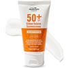 Laboratoire Justbeauty Germany Crema solare idratante SPF 50, protezione viso e corpo, impermeabile, senza macchie bianche, ipoallergenica, adatta per pelli sensibili, 50 ml.