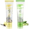 Generisch Gel antitraspirante per sudorazione intensa, per viso, mani e piedi, Anti Sudore Body Deodorant Cream 72 ore, protezione contro forte sudorazione e odori (Vaniglia+Cetriolo), 2 pezzi