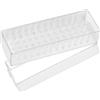 Ipetboom Scatola Porta Punte Trapano Unghie Trasparente Organizer Manicure Portatile Antipolvere per Teste Levigatura Nail Drill Bits Storage Box