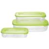 Tontarelli Set 3 Contenitori Frigobox Alimenti Rettangolari