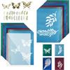 CHENGCKJ Kit di carta cianotipa, 60 pezzi, carta da stampa solare ad alta sensibilità, pellicola acrilica, per bambini, adulti, fai da te, decorazione da parete