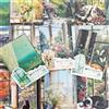 Frekyar 90 fogli di carta per accessori scrapbook con fiori per bullet journaling, carta per scrapbook tema paesaggio per planner, diario junk, journaling, quaderno, custodia telefono, fai da te artigianale