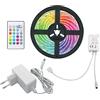 AlcaPower Kit striscia LED COB , dimmerabile RGB colorato, con controller, alimentatore e telecomando, 12V , 1Mt