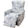 WWQQKJ 4-Pezzi Copripoltrona Relax Reclinabile Universale, Moderna Fodere Copripoltrona Reclinabile 1 Posto Elasticizzato Lavabile Rimovibile,Copertura per Poltrona Reclinabile(Color 01)