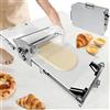 TozMvi Sfogliatrice Pieghevole, Elettrica in Acciaio Inox, con Impostazioni di Spessore Regolabili da 0,2 a 3 Cm, Rotazione avanti E Indietro, per Pasta Sfoglia E Pasticceria