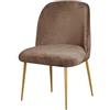 SDNAM Velluto Coprisedie con Schienale 1/2/4/6 Pezzi Copripoltrona Elasticizzato Ufficio Coprisedia con Braccioli Fodera per Sedia Poltroncina Sala Pranzo Bianco Velluto Cucina Copertura Sedie ( Color : 48#