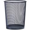 Zeller 17741 - Cestino per la carta, mesh, ø 29,5 x 35 cm, colore: Antracite