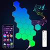 Kangtaixin Esagonali Muro LED Luci 20pcs Esagonale Gaming RGB Pannelli — Sincronizzazione Musicale Esagono Parete Lampada Stanza Esagoni Pannello Wall Luce