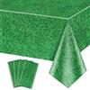 QUERICKY 4 pezzi tovaglia verde erba, 220x130 cm modello erba copritavolo Golf campo da calcio tovaglia per feste a tema sportivo forniture decorazioni eventi sportivi