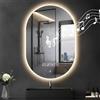 Litglobe Bluetooth Specchio Bagno con Luce 50 x 75 cm,Specchio Bagno LED con Antiappannamento,Specchiera da Bagn𝐨 c𝐨n Dimmerabile,3 Colori Luce,Interruttore Touch,Funzione Memoria