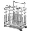ZYHA Kitchen Porta Utensili Scolaposate Portaposate in Metallo per Posate e Utensili Salvaspazio Cucina utile e Funzionale portaposate in Acciaio Inossidabile