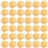 FagusHome 35 Pz Teste Fiore di Ortensia 18CM Artificiale Fiori Artificiali con Steli Fiori di ortensie fintiper la Decorazione (Giallo chiaro)