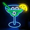 Maimeili Aperto Benvenuto LED Segni al neon Colorati Happy Hour Neon Art Lampade da parete Acrilico dimmabile Illuminazione per camera da letto Uomo Cave Bar Pub Party Wall Decor