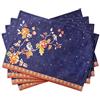 Maison d' Hermine Maison d'Hermine Kelim Set di 4 tovagliette 100% cotone, per tavolo da pranzo, cucina, matrimonio, uso quotidiano, cene, Ringraziamento/Natale (Infinity, 33cm x 48cm)