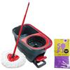 FEI FAN TURBO SMART Sistema Lavapavimenti a Pedale: Elevata Funzionalità, Pulizia Pavimenti Comfortevole, Rimuove Oltre il 99% dei Batteri e Virus, Microfibra in Poliestere + OMAGGIO 1 Panno in Lattice