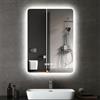 Sararoom Specchio Bagno con Luce, 50×70cm Specchi da Parete con Antifog, 3000K/4500K/6500K LED Specchio Retroilluminato-Bagno | IP44 Specchiera Trucco con Luci, Dimmerabile,Vetro Temperato HD, Memoria