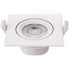 Optonica Plafoniera quadrata da incasso bianco LED 7 W COB - illuminazione 35 W - bianco neutro 4500 K
