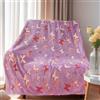 HSGLGNA Coperta con unicorno che brilla al buio per ragazze, super morbida e soffice in flanella e pile, coperta in pelliccia per letto e divano, regalo di unicorno per compleanno (farfalla, 130 x 150