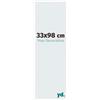 yd. Cornice 33x98 cm Bianco Lucente - Cornice in Plastica Evry | Your Decoration, Vetro acrilico antiriflesso, Montaggio a parete, Adatta per foto, poster o puzzle, Made in Holland