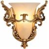 MODEBHD Applique da parete, Applique da parete retrò Apparecchi di illuminazione Villa Lampada da parete in resina per interni Decorazione artistica rustica Lampada da comodino Lampada da parete di lu