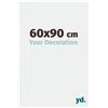 yd. Your Decoration - Cornice 60x90 cm - Bianco Lucente - Decorativa Parete in Plastica con Vetro in acryl - Antiriflesso - 60x90 Cornice - Evry