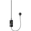 LuxeBath Resistenza Elettrica 300W Nera con Termostato e Display Digitale Elemento Riscaldante Regolatore Elettronico della Temperatura e Funzione Timer Asta di Riscaldamento per Radiatori da Bagno