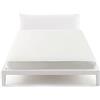 BASSETTI Lenzuola Singole, Lenzuolo Sotto con Angoli Singolo 90x200 cm - 100% Cotone, Made in Italy - Col. Bianco 13