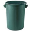 Stefanplast Cestino per rifiuti, 70 l, Verde Metallizzato, 30 x 45 x 60 cm