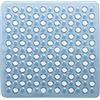 GEDY G-Maim Tappeto Antiscivolo Doccia con Ventose, Misure: 50x50, Tappetino Bagno in Resina, Finitura Azzurra, Design R&S Gedy, Made in Italy, Tappeto Lavabile in Lavatrice, 2 Anni di Garanzia