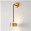 Dxb-shop lampada a muro , Lampada da parete moderna a sospensione in filo metallico, illuminazione da comodino, soggiorno, camera da letto, sfondo, parete decorativa, lampade da parete, applique in ottone, lam