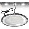 Hondony 1Pack 300W Faretto LED UFO, 30000LM lampada led illuminazione industriale Impermeabile IP65 6501K Bianco Freddo per Garage, Officina, Fabbrica, Corridoio, Parcheggio, Stadio coperto