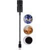 Mootoegeearcea Proiettore Lampada Romantica Pianeta Terra Luna Luce Notturna per Bambini Adulti USB 3 Pezzi Film USB 3 Film 3W