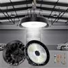Amdelne 200W 170LM/W Faretto LED UFO, Lampada Officina LED 5000K Bianco Freddo, 90° Angolo del Fascio Lampada Garage, Highbay light Impermeabile IP65 per Magazzino/Campi Sportivi/Cantina/Palestra